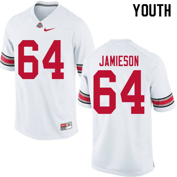 Ohio State Buckeyes #64 Jack Jamieson Youth College Jersey White